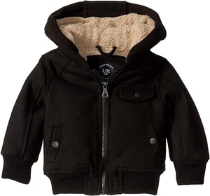 Chaqueta de lana negra Urban Republic 252457 para niños talla 2T - Imagen 1 de 2