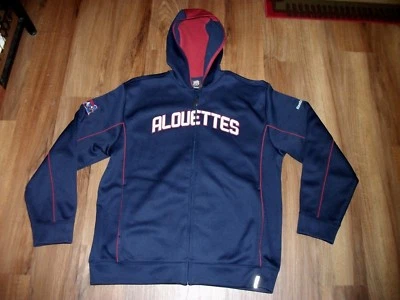 SUDADERA CON CAPUCHA OFICIAL MONTREAL ALOUETTES FORRADA CFL REEBOK PARA HOMBRE TALLA GRANDE PERFECTA Foto 1 de 4
