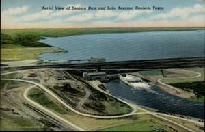 Denison, TX Luftaufnahme von Denison Dam und Lake Texoma Grayson County Texas - Bild 1 von 2