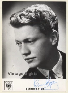 Bernd Spier Autogramm / CBS (Vintage Signed PC ~1960s) - Imagen 1 de 1