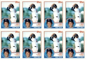 (8) 1983 Topps #743 Mike Torrez Boston Red Sox Card Lot - Picture 1 of 2