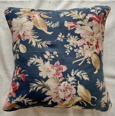 3 Late 19th Century French Floral Decorative Pillow Covers/Inserts Not Included - Image 1 of 4