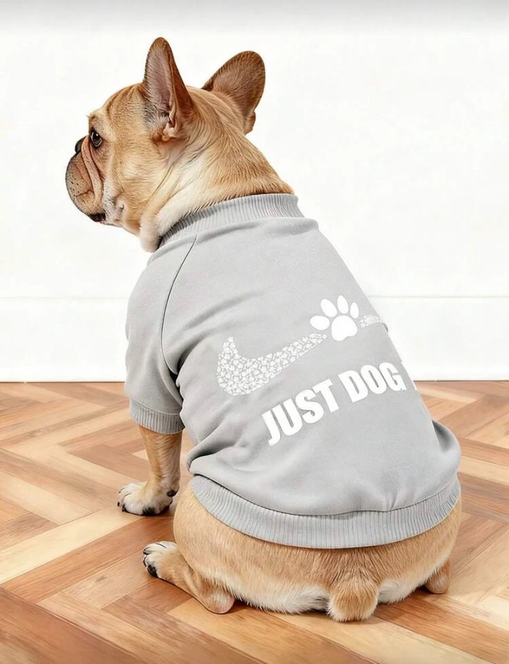 Novo Moletom Dog “Just Dog It” Gola Redonda – Tamanhos P & M - Imagem 1 de 4