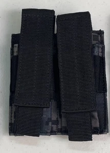 Voodoo Tactical Pistol Mag Pouch Double Black Gray Digital Camo Magazine Holster - Picture 1 of 5