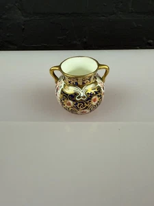 Antique Miniature Royal Albert Crown China Imari Vase 5.5 cm High 1897 - Picture 1 of 5