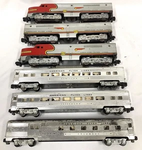 AMERICAN FLYER S 470,471,473 1958  DIESEL SET with #960, 961, 962 Passenger Cars - Picture 1 of 22