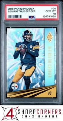 Panini Phoenix #76 Ben Roethlisberger Pop 2 2016 PSA 10 Foto 1 de 3