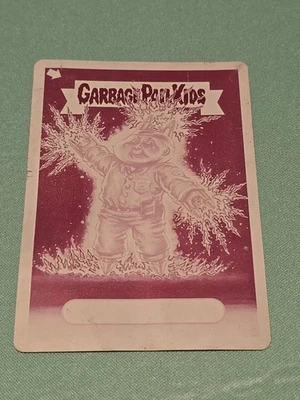 Garbage Pail Kids Taser Frasier B14a Magenta Printing Plate Brand New Series 2 - Image 1 of 4