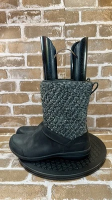 Bota de invierno Merrell Encore Kassie alta de lana de moda negra J94676 para mujer talla 8,5 Foto 1 de 4