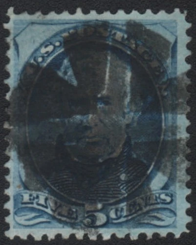 US #179 Used greenish blue, fancy cancel - Image 1 of 1