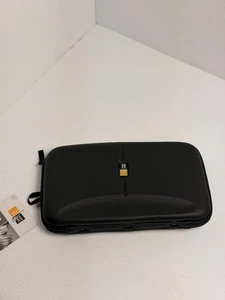 Case Logic 48 CD/DVD Game Wallet Storage Binder Black Zippered Hard Shell Case - Picture 1 of 4