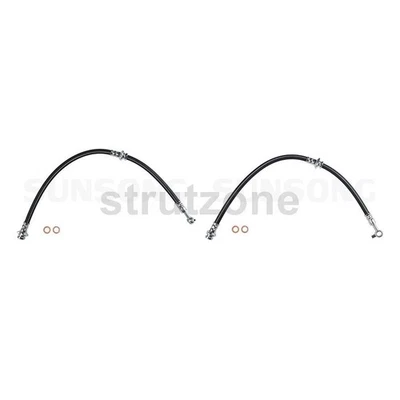 Línea de freno de manguera hidráulica de freno delantero 2 para Nissan Máxima 2016 2017 Foto 1 de 4