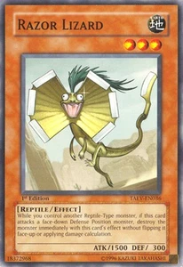 Razor Lizard Common Tactical Evolution YuGiOh Card - Picture 1 of 1