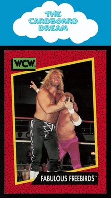 Michael "P.S." Hayes Fabulous Freebirds 1991 Impel WCW #123 Wrestling - Image 1 of 2