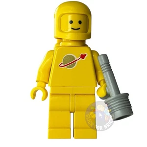 LEGO Classic Space Yellow With Air Tanks Minifigure sp007 Spaceman Vintage 1980s - Picture 1 of 3