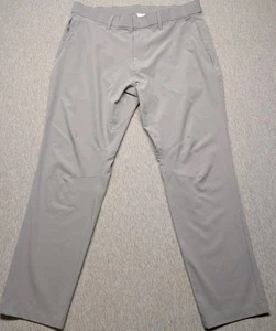 Fabletics Pants Mens 35X30 Gray Only Pant Tech Chino Performance Stretch Comfort - Picture 1 of 7