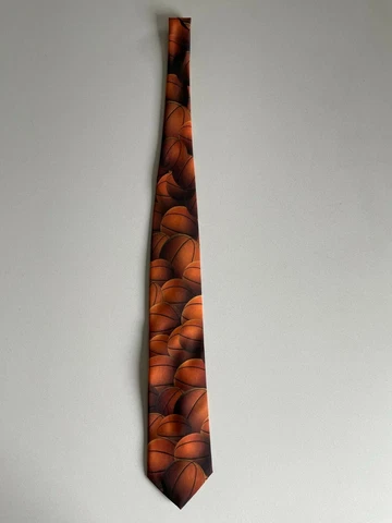 Ralph Marlin Basketball Just Balls Vintage 1995 Neck Tie Gym Coach Cover