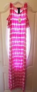 Design History Size XL Maxi Dress Cold Shoulder Summer Pink - Picture 1 of 9