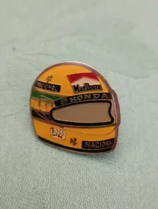 Pin's Pins PIN Enamel 19 SPORT F1 Casque Marlboro Honda" NACIONAL" - Picture 1 of 2