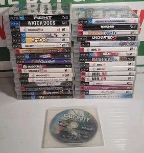 Lot of 34 Playstation 3 Games Untested - Picture 1 of 2