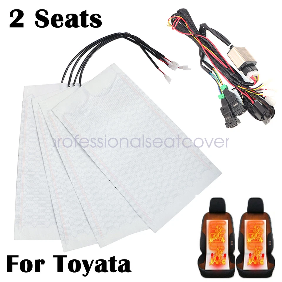 Kit de assento aquecido interruptor quadrado, para Toyota Tacoma Tundra Corolla 4runner - Imagem 1 de 4