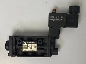 NORGREN MK01CEA35ALJC 150PSIG 5-PORT SOLENOID AIR CONTROL VALVE - Picture 1 of 6