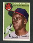 1954 Topps #81 Dave Hoskins Cleveland Indians Rookie Baseball Card. rookie card picture