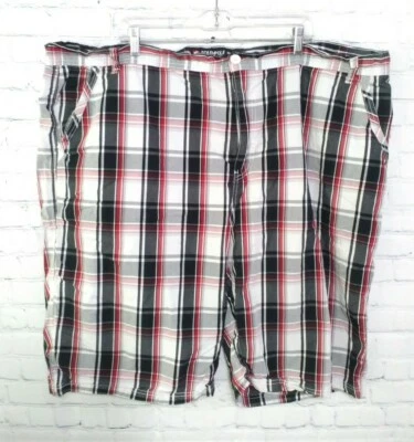 Pantalones cortos Southpole para hombre talla 48 rojos a cuadros ¡En muy buena condición! Foto 1 de 4