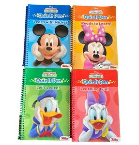 Lot of 4 Mickey Mouse Clubhouse Quiz It Pen Books 2015 Disney - No PEN - Picture 1 of 4