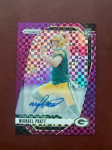 2024 Panini Prizm Auto Rc Michael Pratt Purple Power 5/49 379 - Picture 1 of 2