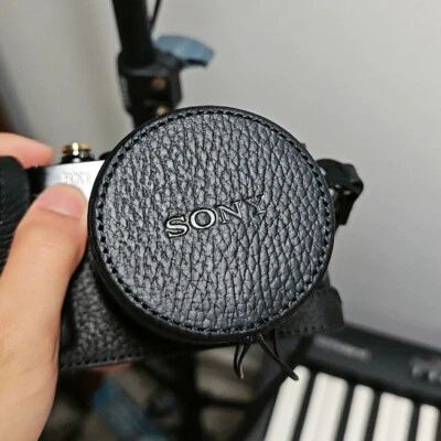 For Sony RX1 RX1R RX1R2 Genuine leather Lens Cap Lens Protection Cover - Image 1 of 4