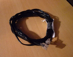 Zwarte telefoonkabel router / modemkabel 3m - Photo 1/1