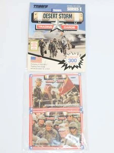 1991 TROOPS Desert Storm: Troops Series 1 Trading Cards Hanger Pack (12 Cards) - Picture 1 of 5