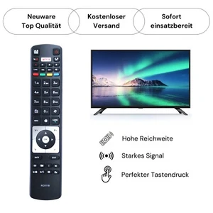 Mando a distancia de reemplazo para Telefunken TV RC5118 original | Netflix y YouTube - Imagen 1 de 4