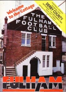 1982/83 FULHAM V DERBY COUNTY 11-12-1982 DIVISIONE 2 - Foto 1 di 1