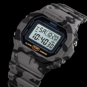Fashion Mens Boys Digital Sports Watches Waterproof LED Date Multifunction Watch - Picture 1 of 27