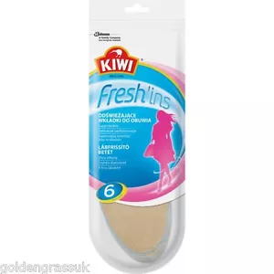 KIWI FRESH Fresh‘ins or BAMA Fresh Thin Shoe Insoles Inserts Freshins Dry WOMAN - Picture 1 of 15
