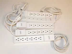 *Lot of 5* Staples 6-Outlet Power Strips *Used* 16943 - Picture 1 of 3