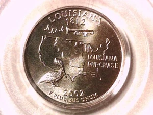 2002 P Washington State Quarter PCGS MS 67 Louisiana 90084612 - Picture 1 of 3