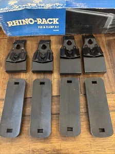 Rhino Rack 2500 Roof Rack Pad & Clamp Pads Clamps As Pictured - Imagen 1 de 8