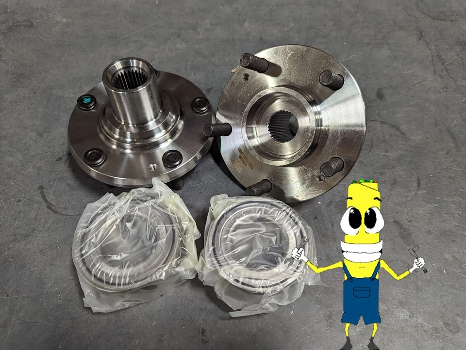 Juego de conjunto de cojinete de cubo de rueda delantera para Kia Soul 2010-2016 Foto 1 de 1