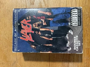 SLAYER ~ Decade of Aggression Live - Double Cassette Tape Set w/ Box + Booklet - Picture 1 of 11