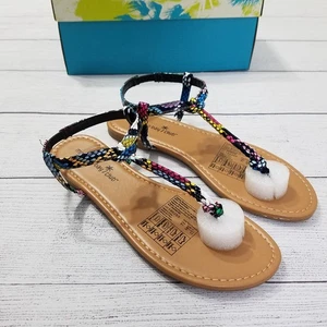 Montego Bay Club Meade Knoten Zehenstegsandalen Damengröße 6,5 – Schlange - Bild 1 von 7