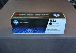 *NOWY* Oryginalny toner atramentowy HP 83A LaserJet Czarny CF283A OEM - Zdjęcie 1 z 10