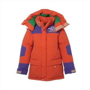 Gucci x North Face Nylon Down jacket XS Men's purple x orange 663921 - Picture 1 of 7