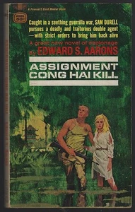 Assignment Cong Hai Kill Edward Aarons 1966 Vintage Paperback Sam Durell Series - Picture 1 of 1