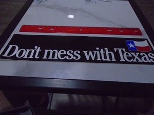 Reproduction " Don't Mess with Texas" Bumper Sticker/ Decal - Picture 1 of 1