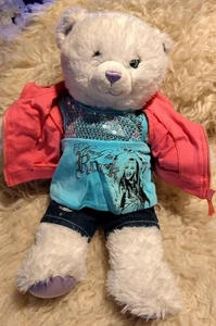 Build A Bear Hannah Montana Workshop Miley Cyrus Stuffed Plush hoodie top bottom - Picture 1 of 12