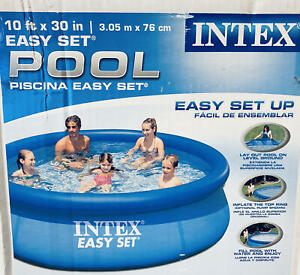 Intex 10"x30" Easy Set Above Ground Swimming Pool 28120E~NO TOOLS NEEDED~NO PUMP