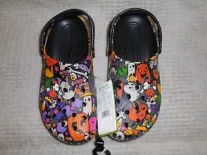 MICKEY MOUSE HOLIDAY HALLOWEEN CROCS SIZE W 10 / M 8 DISNEY PKS W10 M8 NWT NEW! - Picture 1 of 7